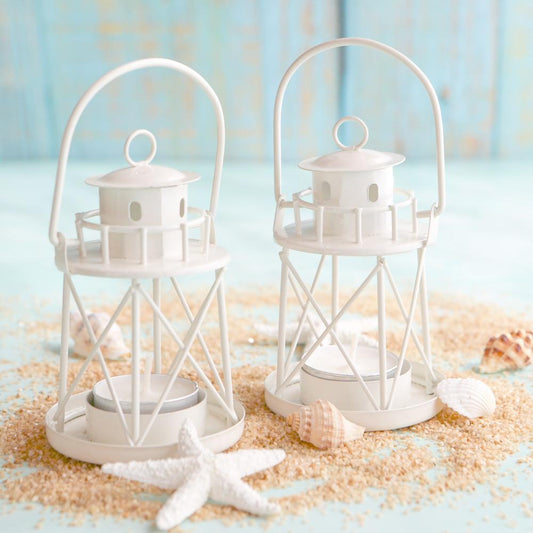 By the Sea Lighthouse Tealight Holder Lantern (Set of 4)