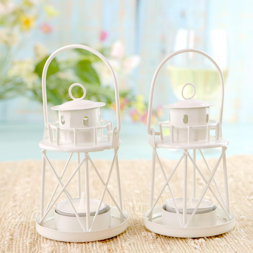 By the Sea Lighthouse Tealight Holder Lantern (Set of 4)