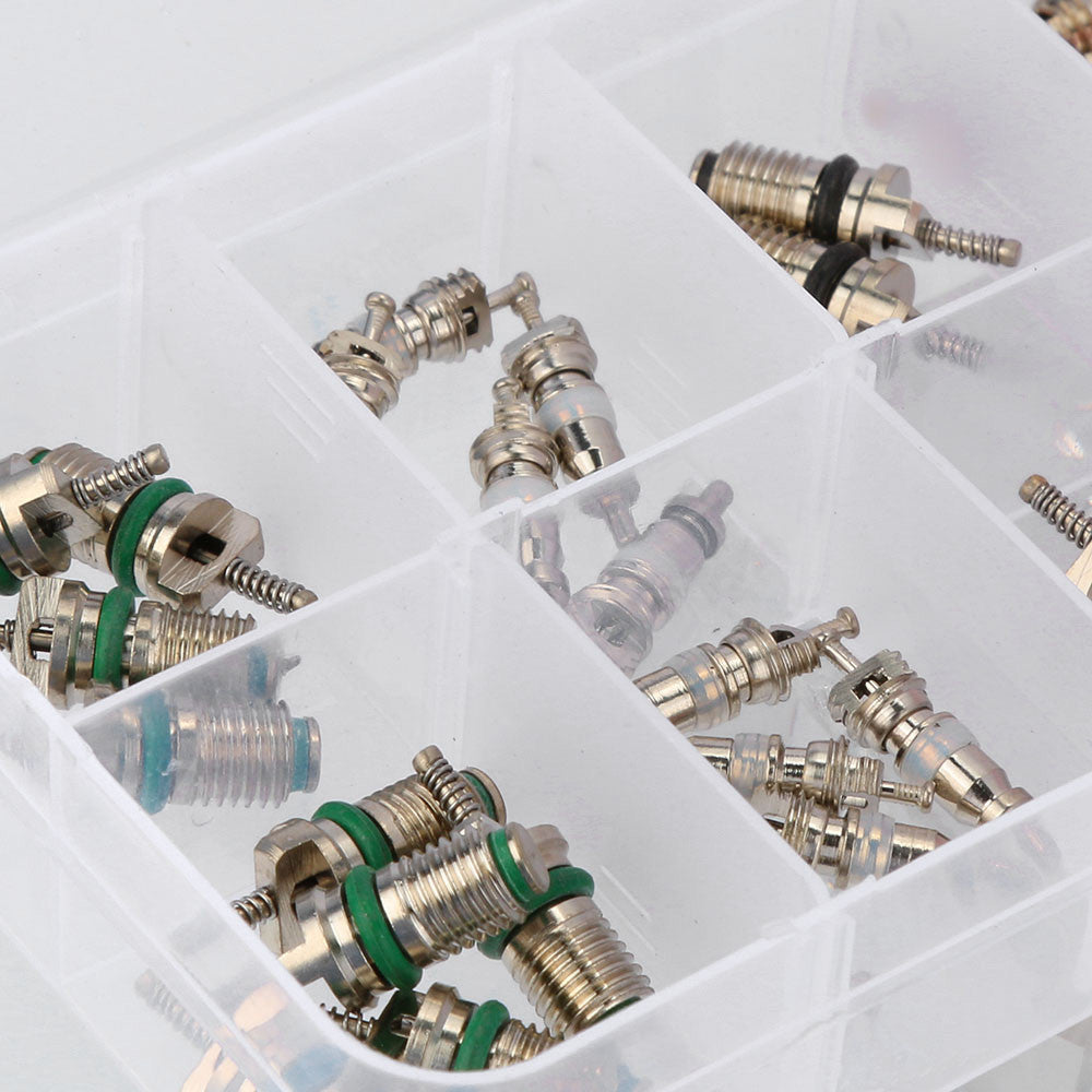 34 A/C Schrader Valves R12/ R134A Kit Of 8 Kinds