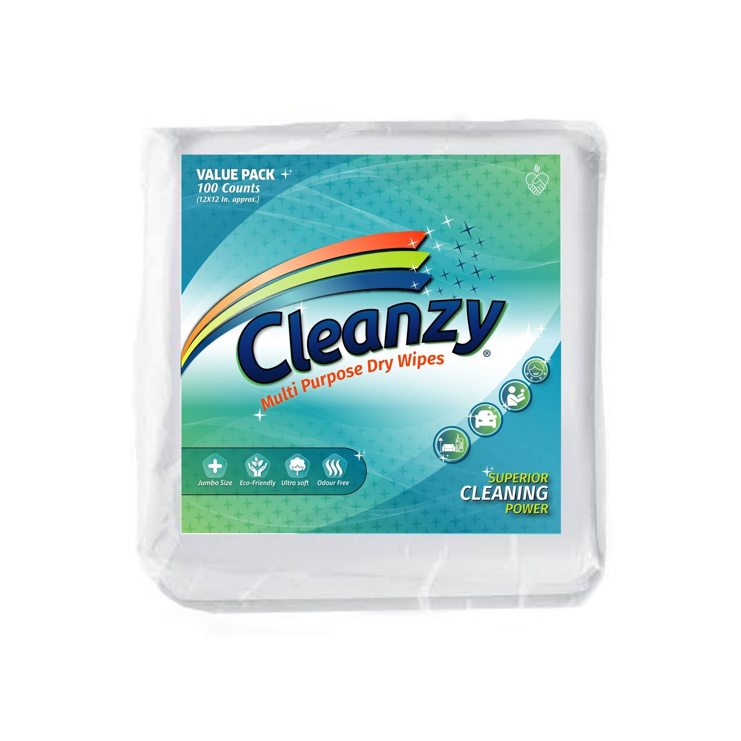 Cleanzy – Multi Purpose Dry Wipes