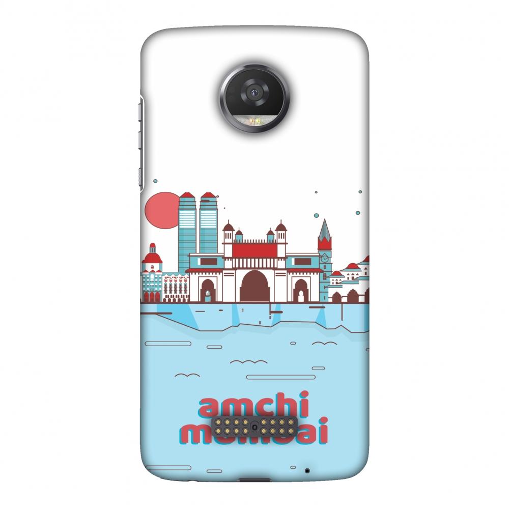 Aamchi Mumbai Slim Hard Shell Case For Motorola Moto Z2 Play