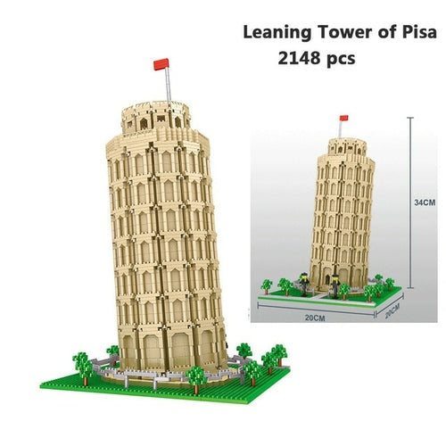 Architecture Big Ben Eiffel Tower London Pair Louvre Micro Building