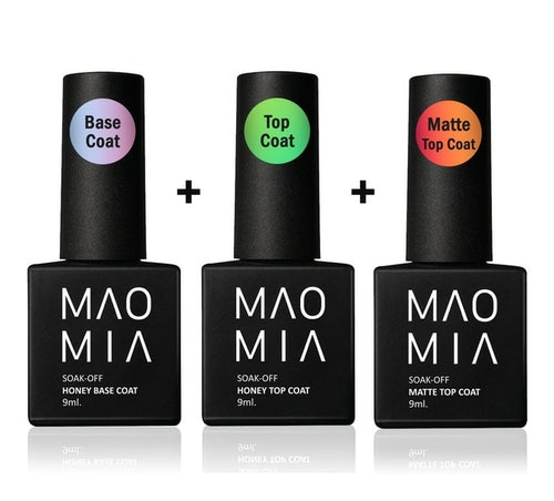 Maomia Soft Glow Gel Polish 8 Colors Soak Off Uv/led 9ml Professional