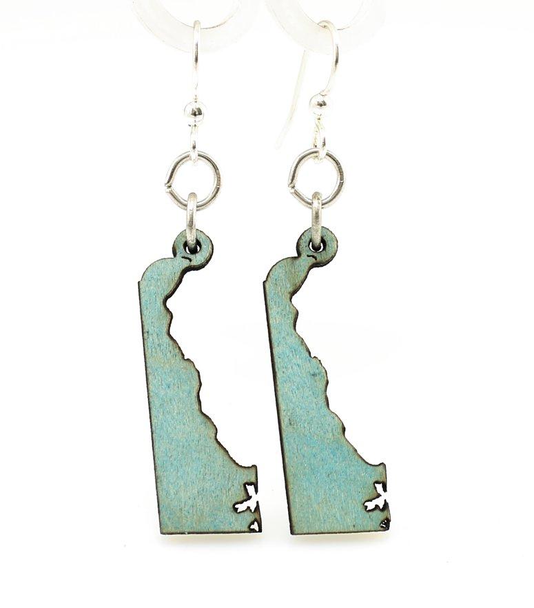 Delaware State Earrings - S008