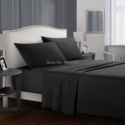 Soft Microfiber Bed Sheet Set 1800 Count 3/4 Piece Luxury Egyptian