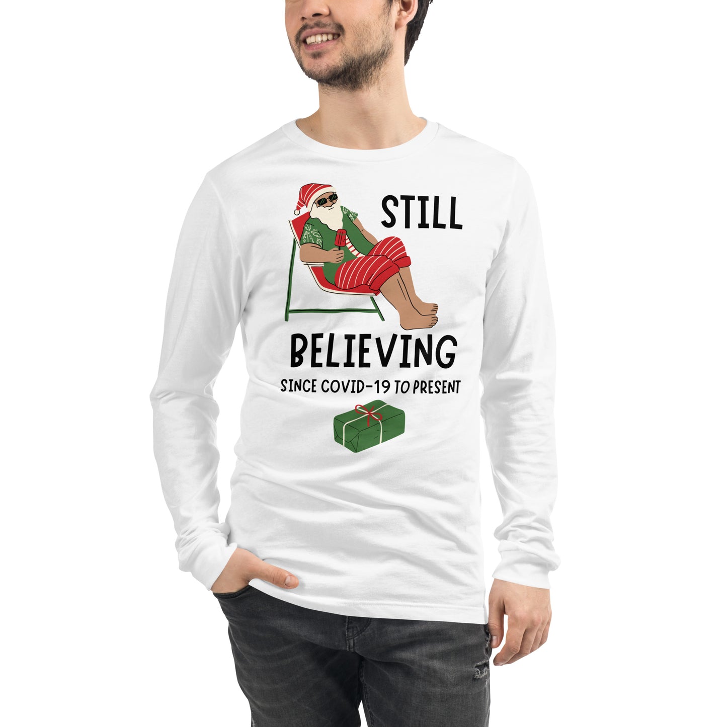 Santa - Unisex Long Sleeve Tee 800