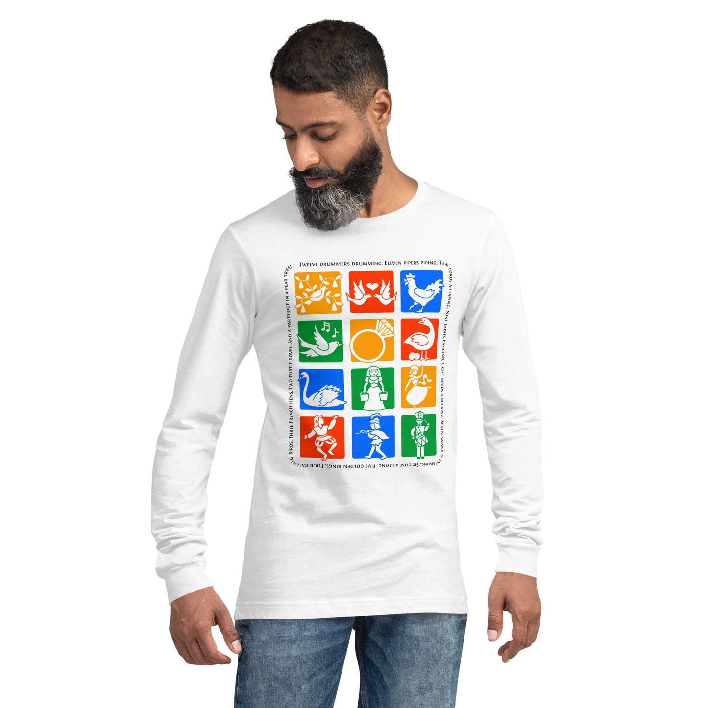Twelve Days of Christmas: Unisex Long Sleeve Tee