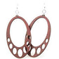 Hanging Oval Earrings # 1046