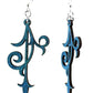 Scroll Ornament Earrings # 1056