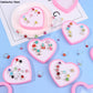 10pcs Children Kids Little Girl Gift Jewelry Adjustable Rings In Box