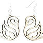 Swan Earrings # 1103