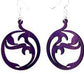 Circle Art Earrings # 1153