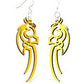 Tattoo Parrot Earrings # 1165