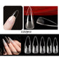 120Pcs Full Cover Press On Nail Tips Stiletto Almond Square Coffin