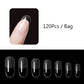 120Pcs Full Cover Press On Nail Tips Stiletto Almond Square Coffin