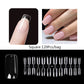 120Pcs Full Cover Press On Nail Tips Stiletto Almond Square Coffin