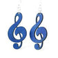 Treble Clef Earrings # 1303