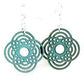Small Diamond Half Circle Earrings # 1375