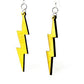 Slender Lightning Bolt Earrings # 1398