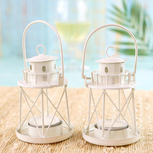 By the Sea Lighthouse Tealight Holder Lantern (Set of 4)