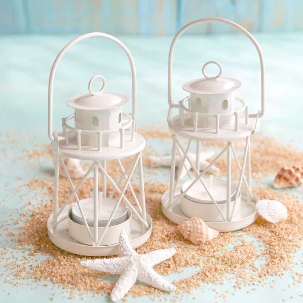 By the Sea Lighthouse Tealight Holder Lantern (Set of 4)