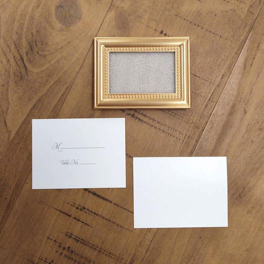 Beautifully Beaded Gold Place Card/Photo Holder (Set of 6)