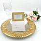Beautifully Beaded Gold Place Card/Photo Holder (Set of 6)