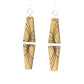 Mirror Pyramid Earrings # 1458