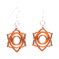 Svadhishthana Chakra Wood Earrings #1635