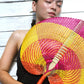Balinese Woven Hand Fan "Cakra"