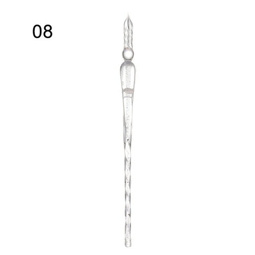 1pcs Safe Package Vintage Glass Dip Dipping Pen Holder Signature