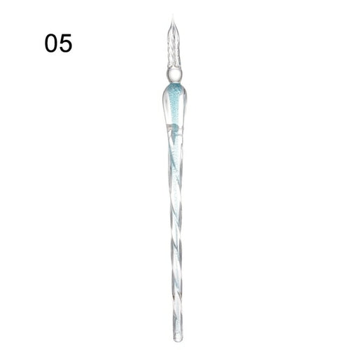 1pcs Safe Package Vintage Glass Dip Dipping Pen Holder Signature