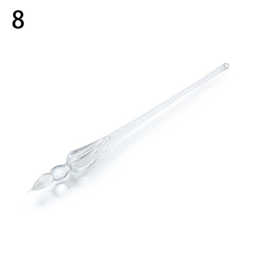 1pcs Safe Package Vintage Glass Dip Dipping Pen Holder Signature
