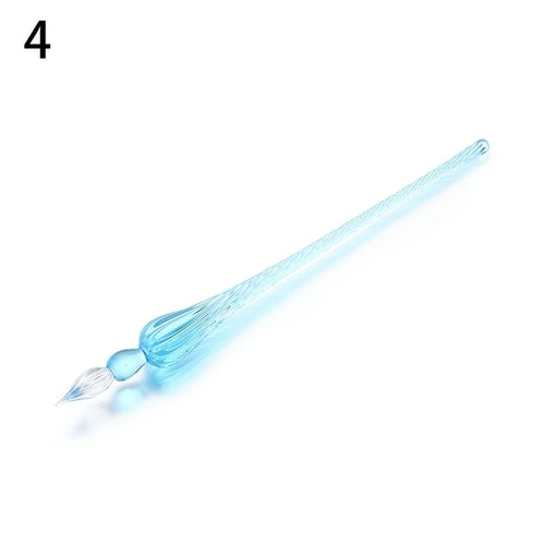 1pcs Safe Package Vintage Glass Dip Dipping Pen Holder Signature