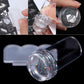 1set Mini Transparent Jelly Nail Art Stamper Scraper Set Diy Polish