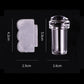1set Mini Transparent Jelly Nail Art Stamper Scraper Set Diy Polish