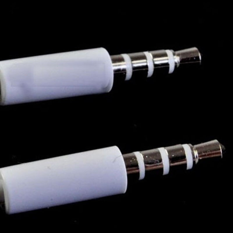 Hot 1PC 4 Pole 1m Universal 3.5mm Male