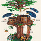 2022 In Stock 1013+pcs House Tree Ideas Moc 33111 Model Building