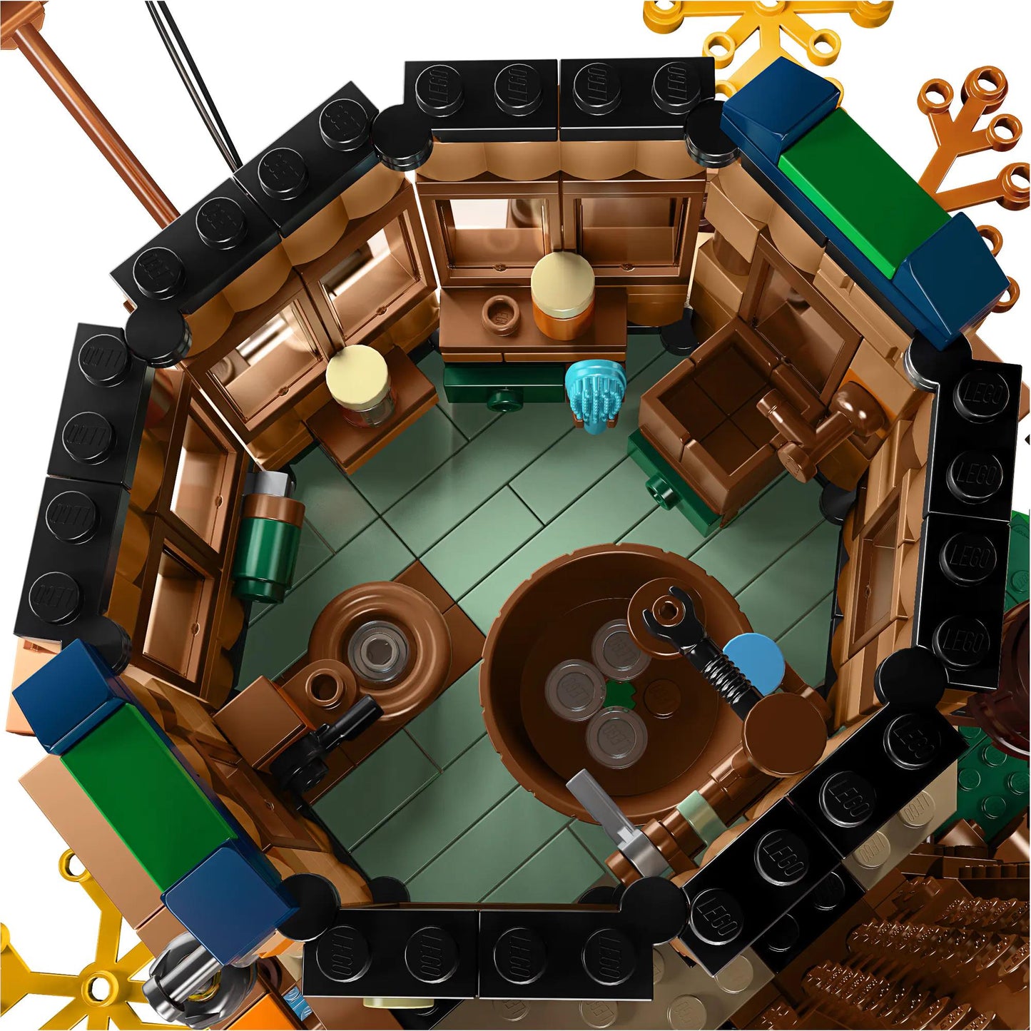2022 In Stock 1013+pcs House Tree Ideas Moc 33111 Model Building