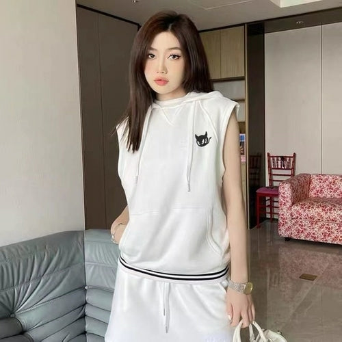 2022 Spring/Summer Women's Luxury T Shirt Golf Wear Hooded Casual Golf