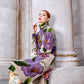 2022 Winter Casual Floral Knited Turtleneck Sweater Dress Autumn