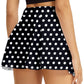 2022 Women Polka Dots Print Sports Dance Fitness Skirt Female Tennis