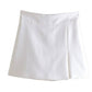 2022 Women Short Mini Skort Summer Fashion Casual Straight High Waist