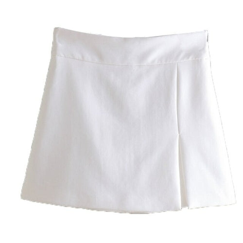 2022 Women Short Mini Skort Summer Fashion Casual Straight High Waist