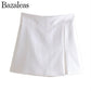 2022 Women Short Mini Skort Summer Fashion Casual Straight High Waist