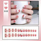 24pcs/box Sweet Short Round/square Head False Nail Art Full Cover