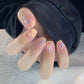 24pcs/box Sweet Short Round/square Head False Nail Art Full Cover