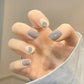 24pcs/box Sweet Short Round/square Head False Nail Art Full Cover
