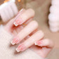24pcs/box Sweet Short Round/square Head False Nail Art Full Cover