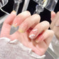 24pcs/box Sweet Short Round/square Head False Nail Art Full Cover